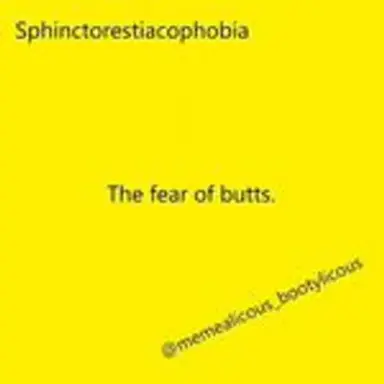 sphinctorestiacophobia